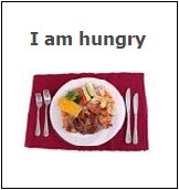 I am hungry
